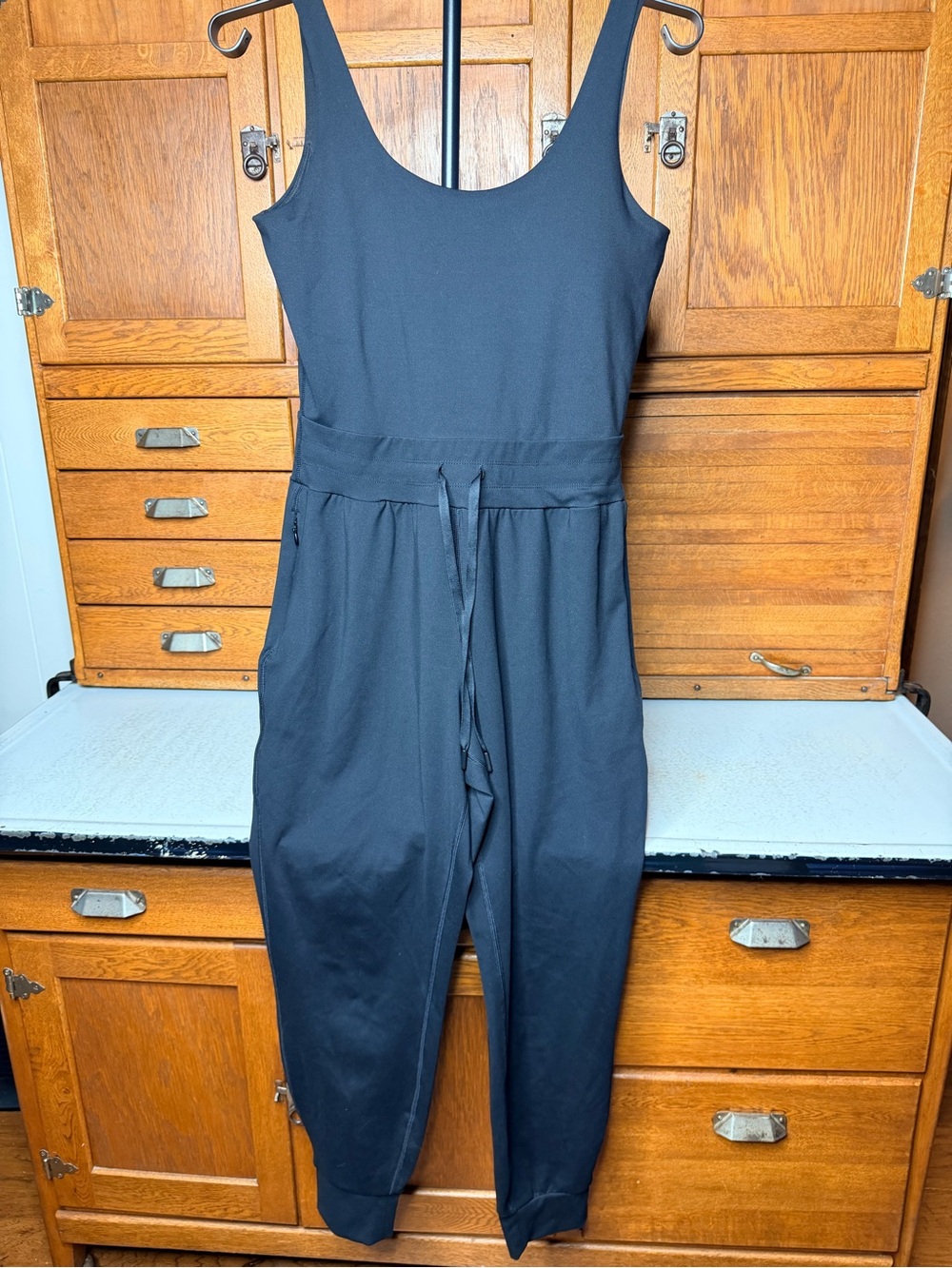Yogalicious Lux Emmy Sleeveless Jumpsuit with Drawstring Waist